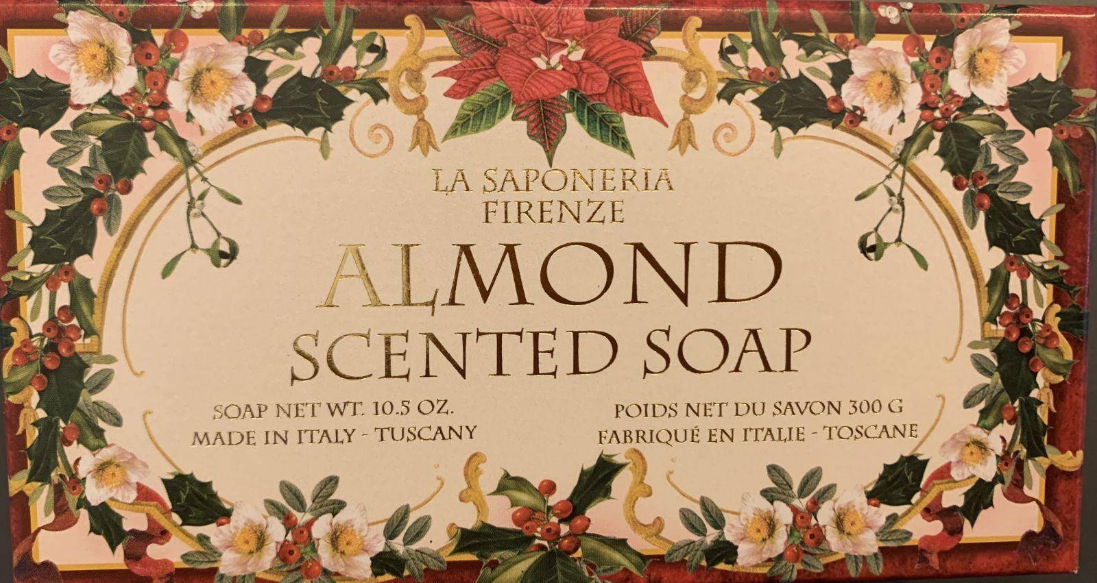 Kazeta mýdla 300 g ALMOND SCENTED SOAP