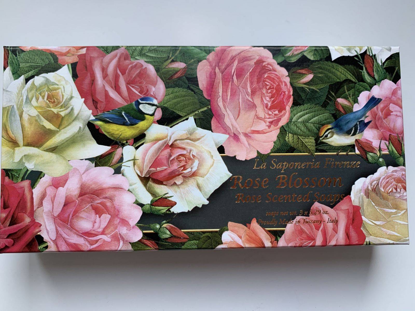 Dárková kazeta Rose Blossom 3x 150g