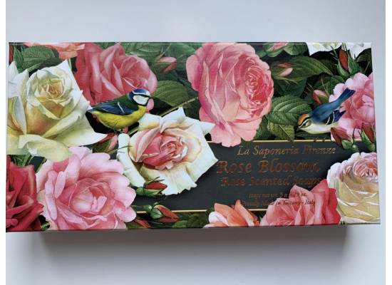 Dárková kazeta Rose Blossom 3x 150g
